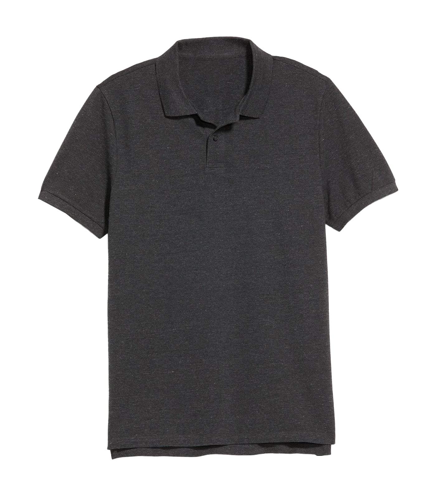 Moisture-Wicking Pique Pro Polo For Men Charcoal Heather