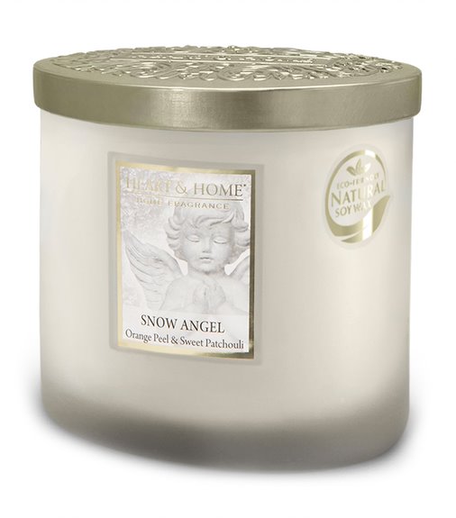Heart & Home Snow Angel Twin Wick Eclipse Candle