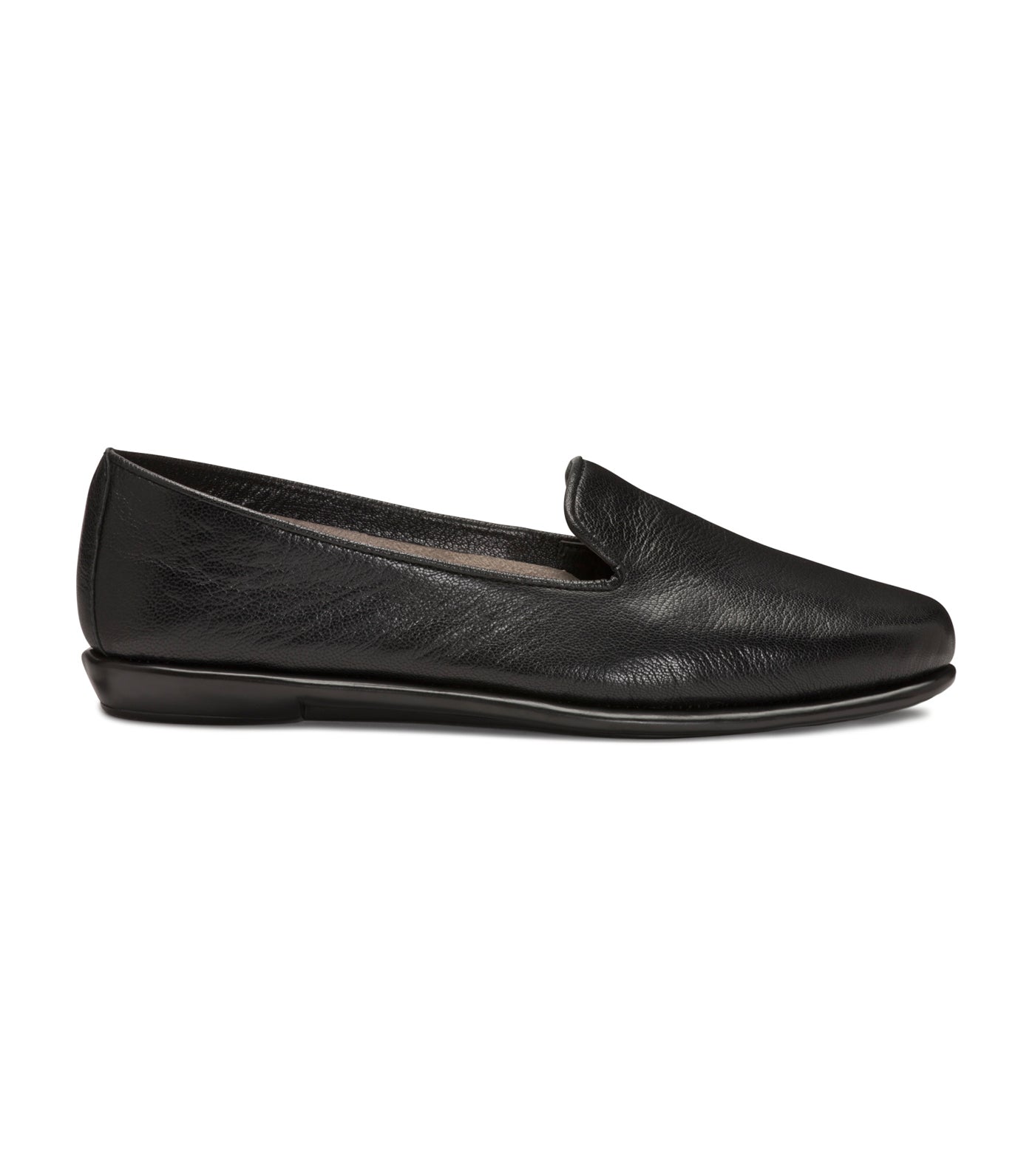 Betunia Leather Loafers Wide Black