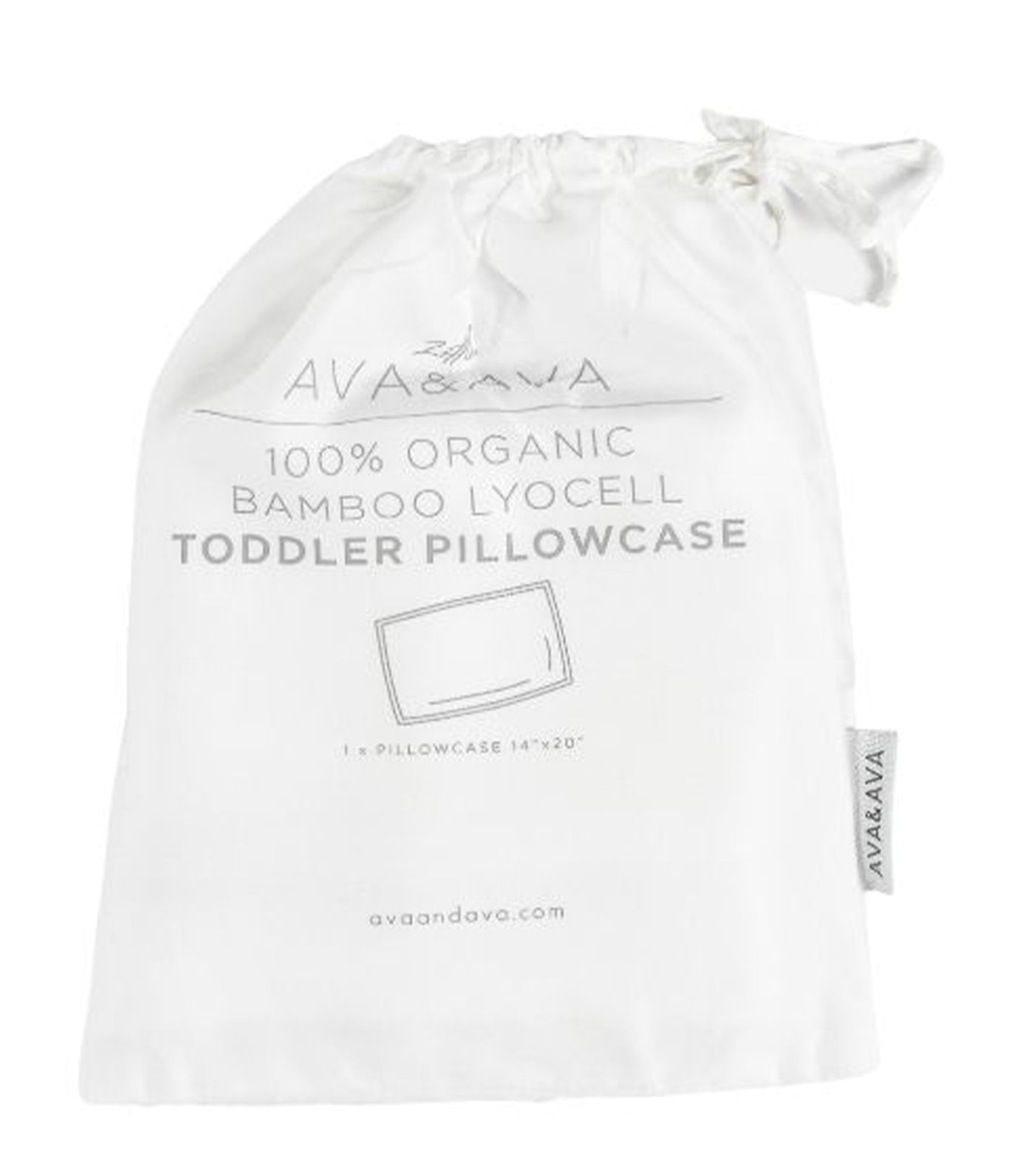 Organic Bamboo Lyocell Toddler Pillowcase
