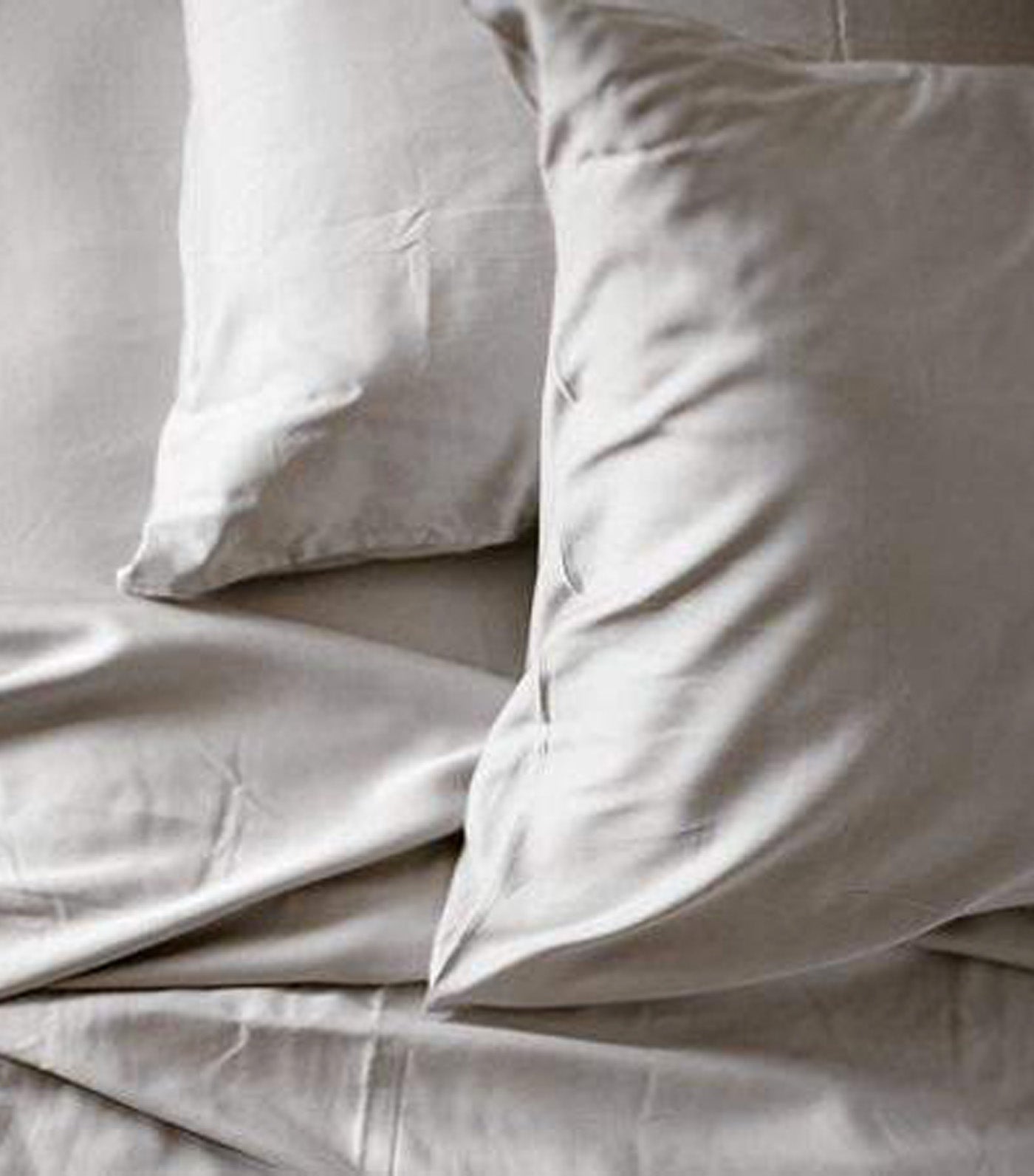 linen & homes bamboo luxury pillowcase (2-piece) - gray