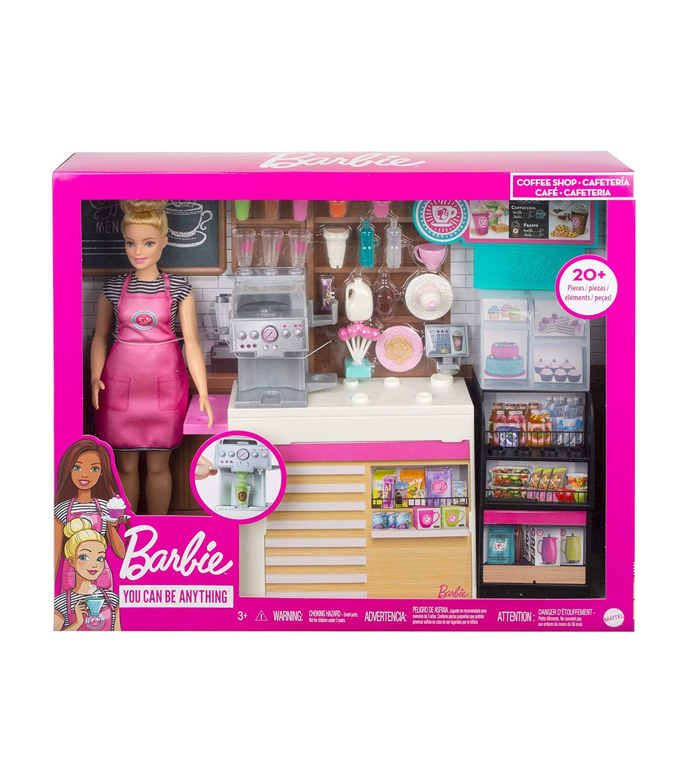 Barbie 2025 cafe set