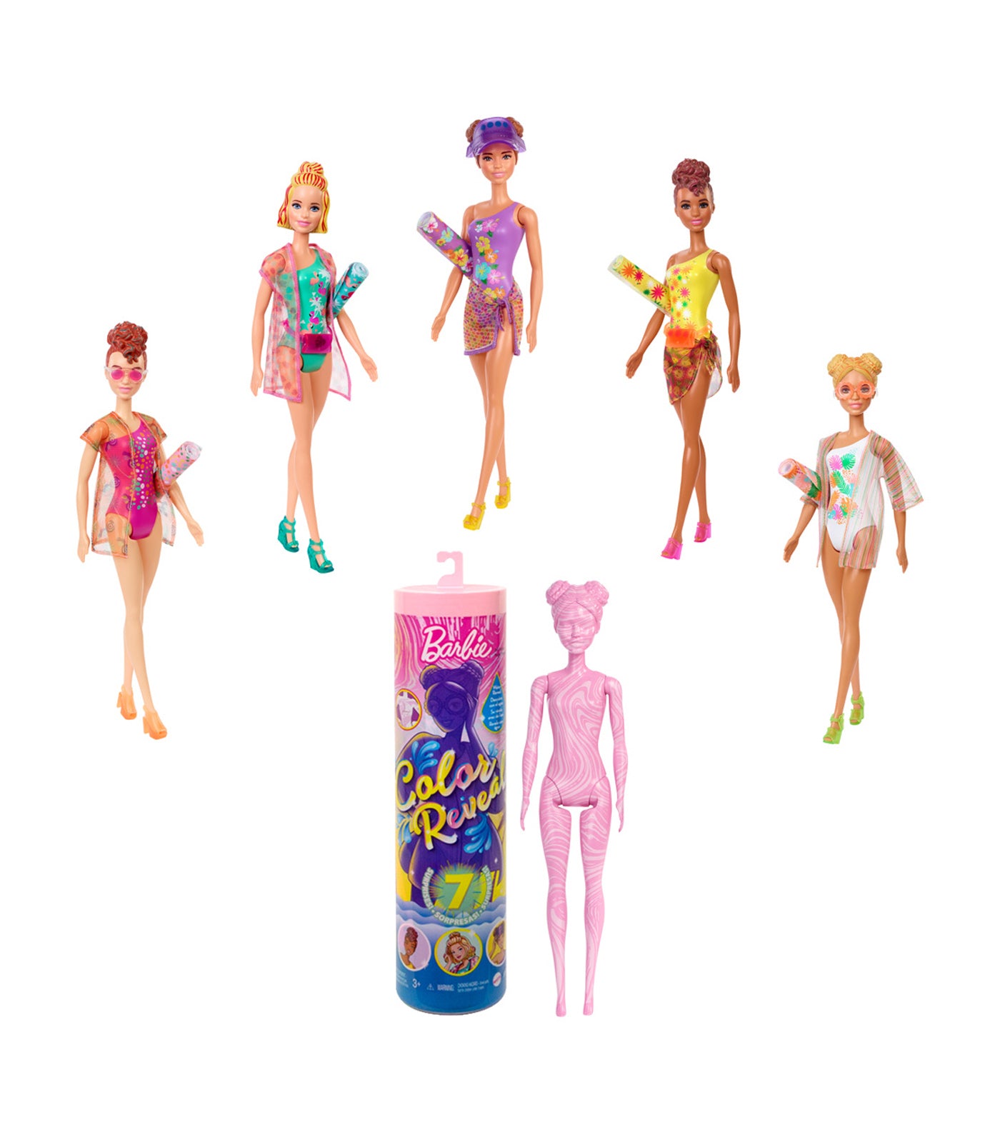 barbie® color reveal™ doll™ sun and sand