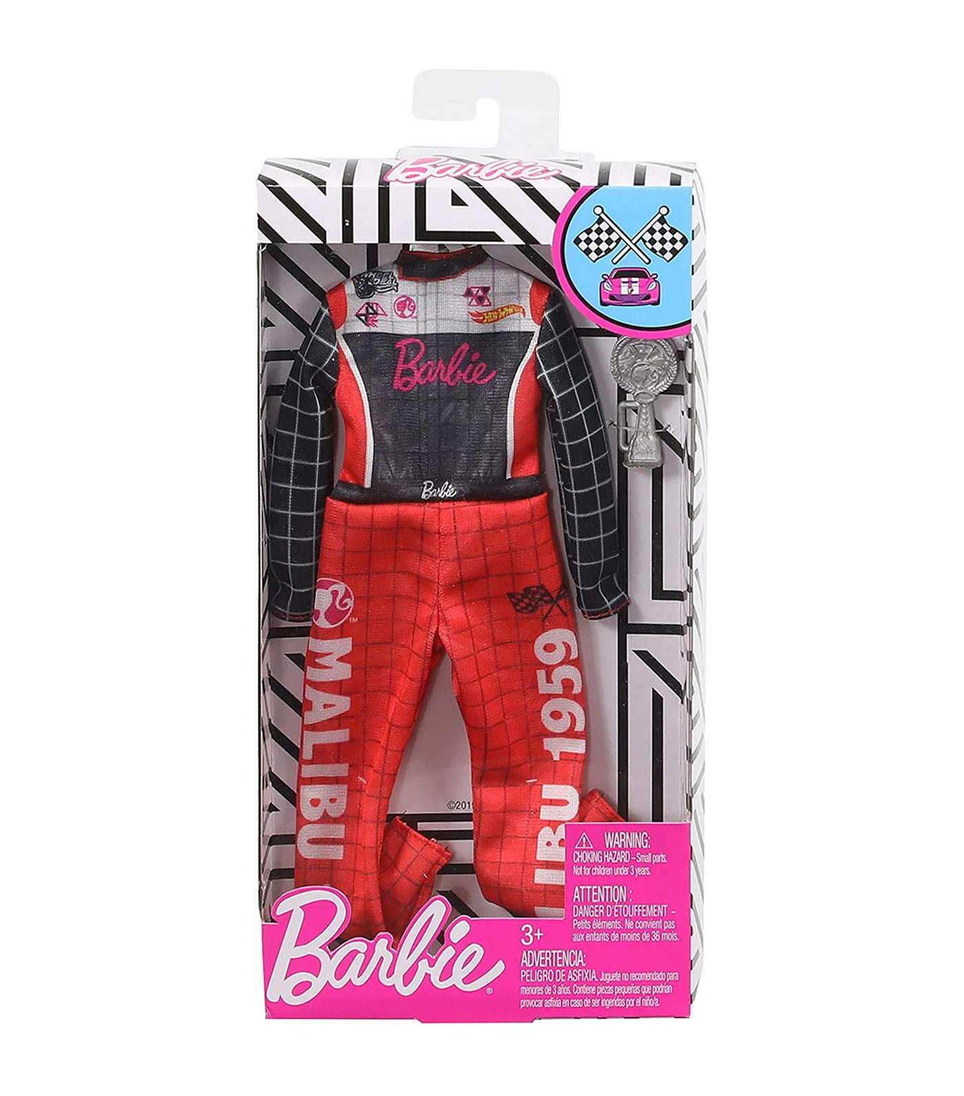 barbie® career fashion racecar driver jumpsuit