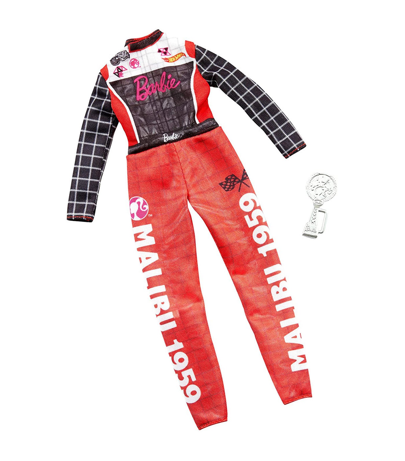 barbie® career fashion racecar driver jumpsuit