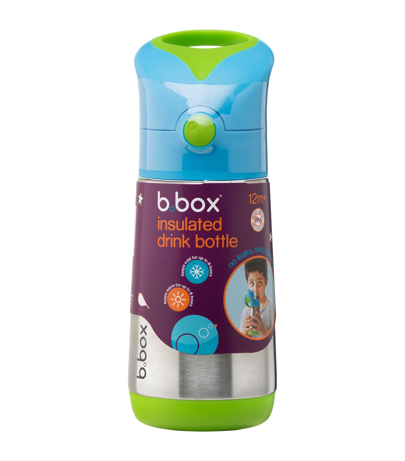 b. box insulated bottle ocean breeze