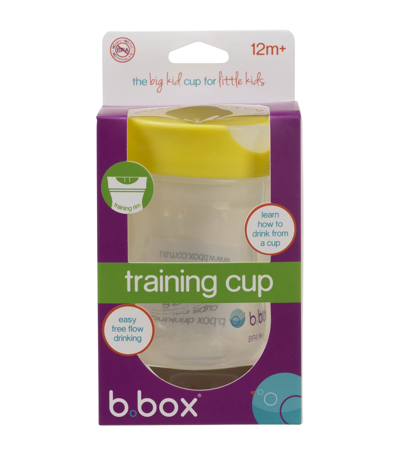 b. box training cup lemon sherbet
