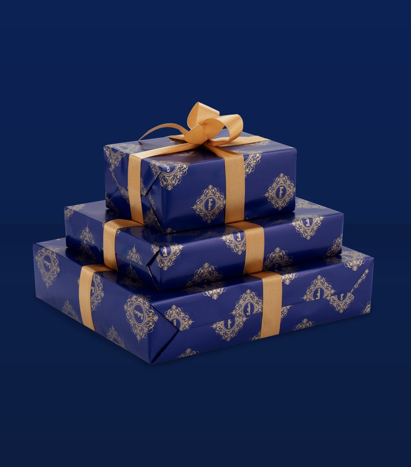 Blue Gift Wrapping