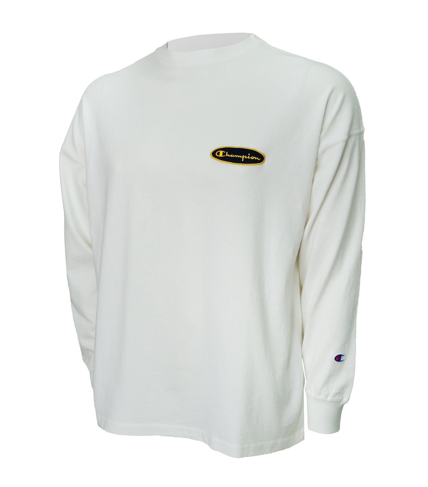 Japan Line Long-Sleeved T-Shirt Patch White
