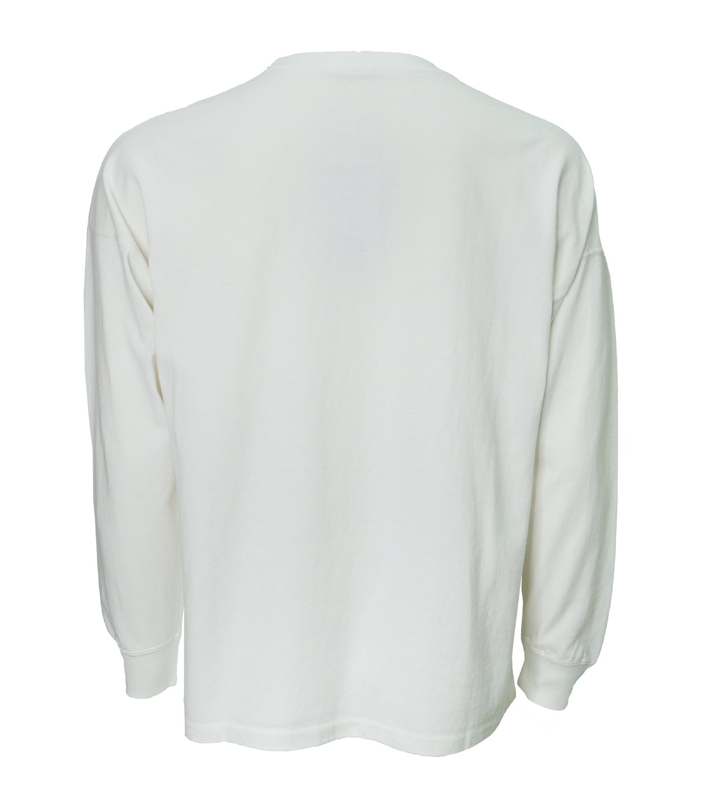 Japan Line Long-Sleeved T-Shirt Patch White