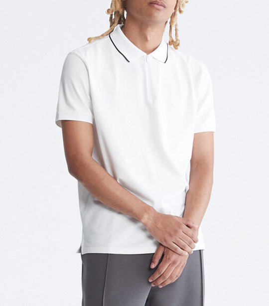 Move 365 Zip Polo Shirt White