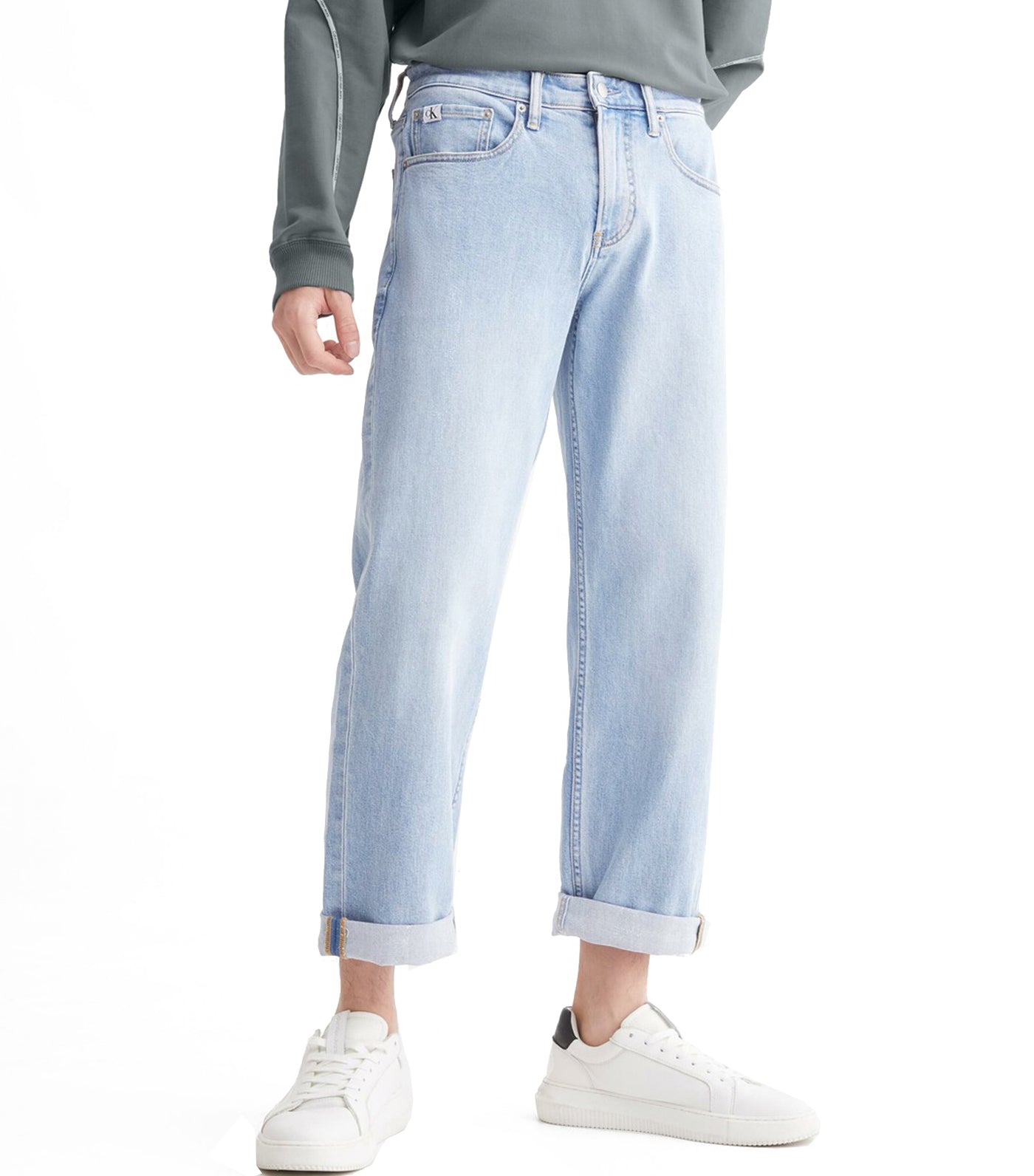 Calvin Klein Jeans 90s Straight Pants Blue