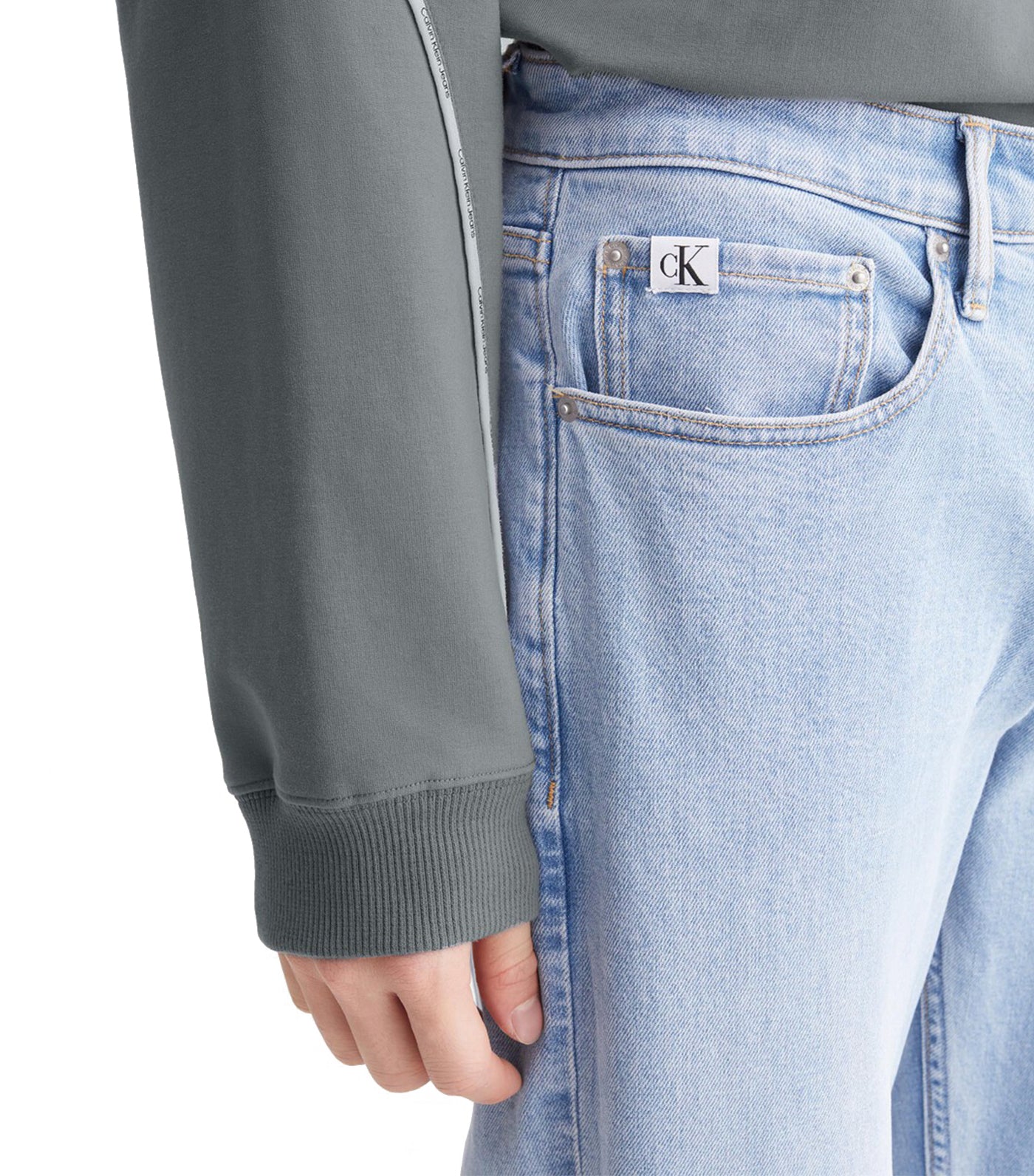 Calvin klein hot sale blue pants