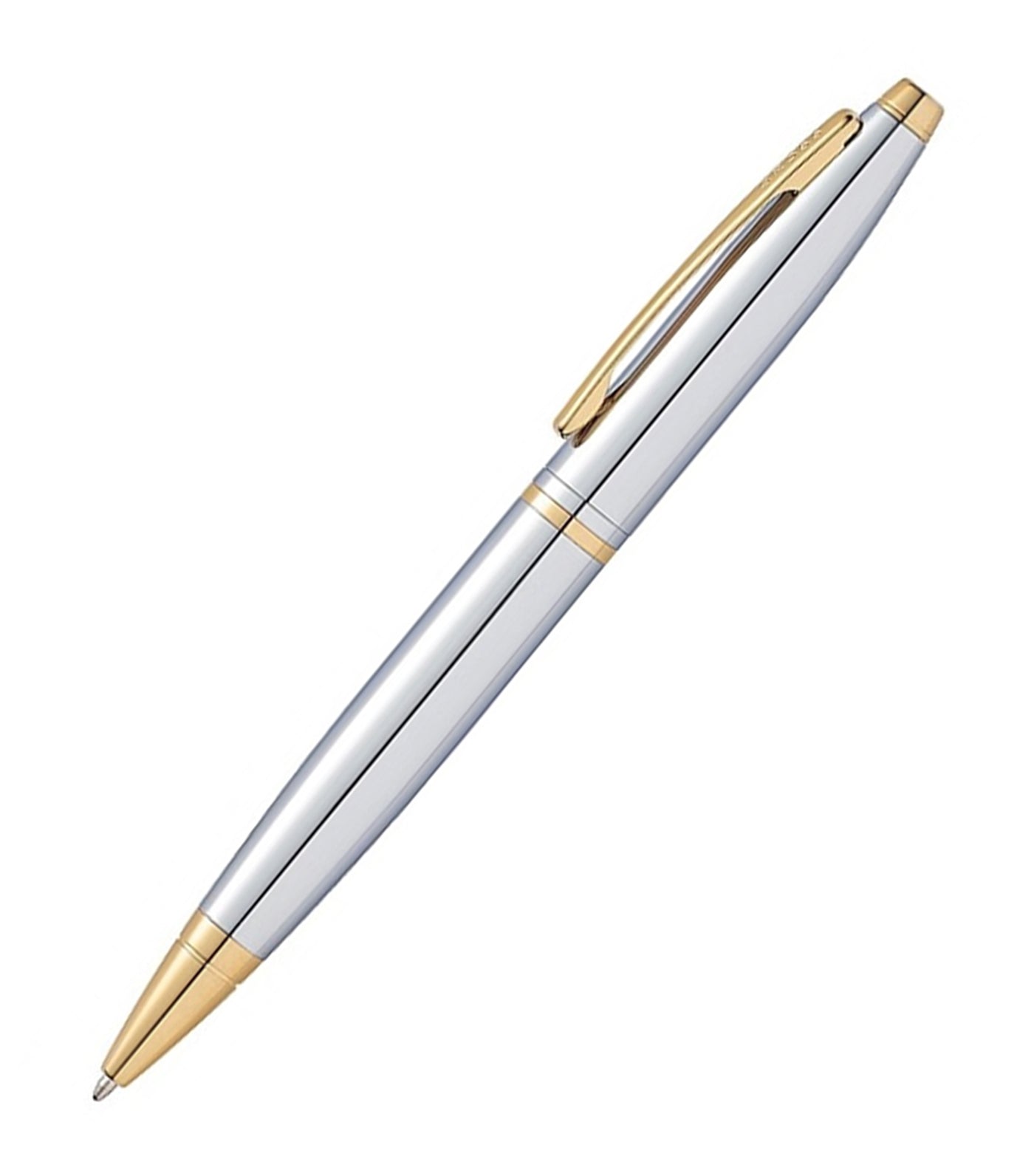 Calais Chrome and Gold Ballpoint Pen