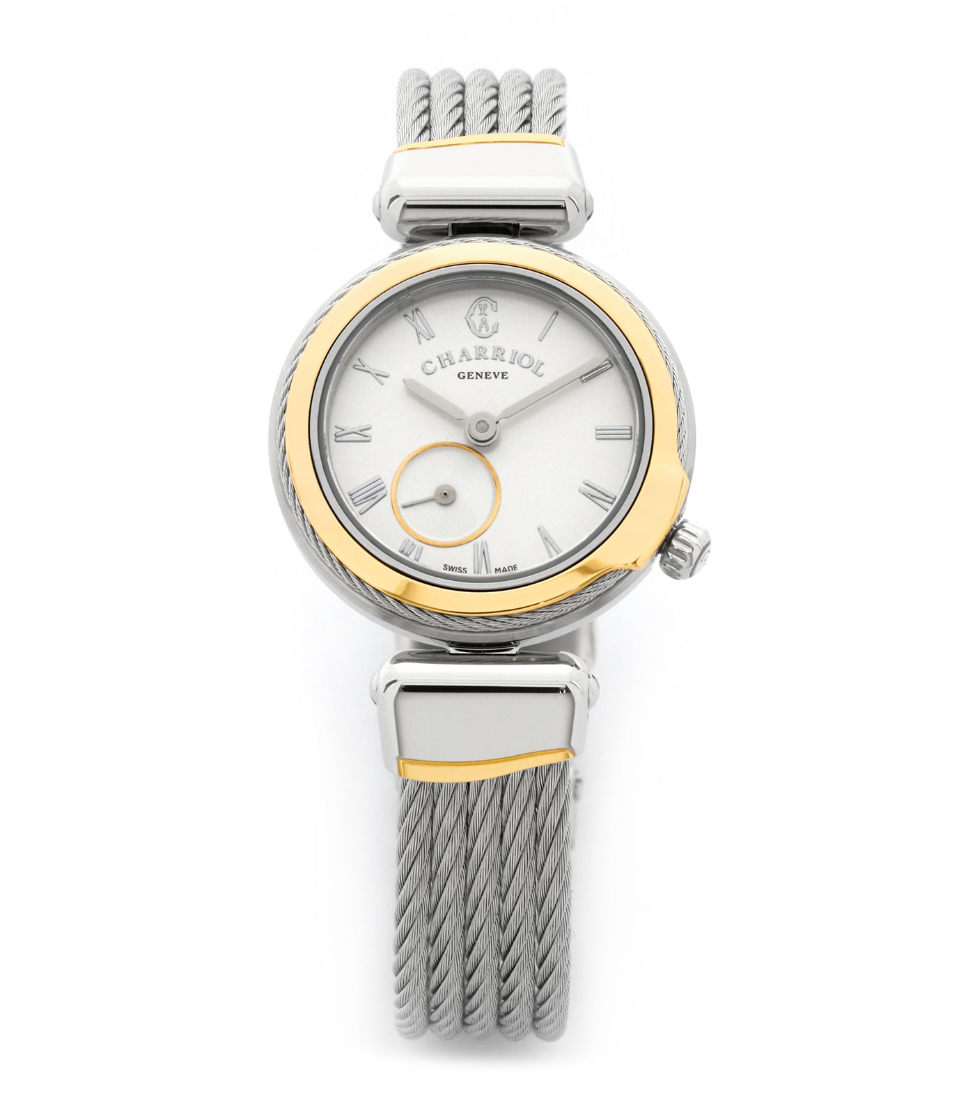 Charriol Celtic Legacy Watch Steel Yellow Gold 24MM Rustan s