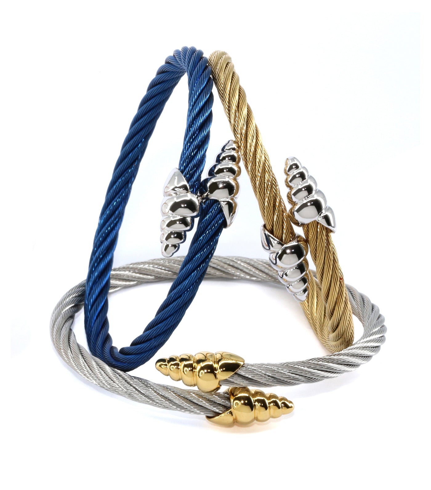 Bangle Celtic Coquille Blue