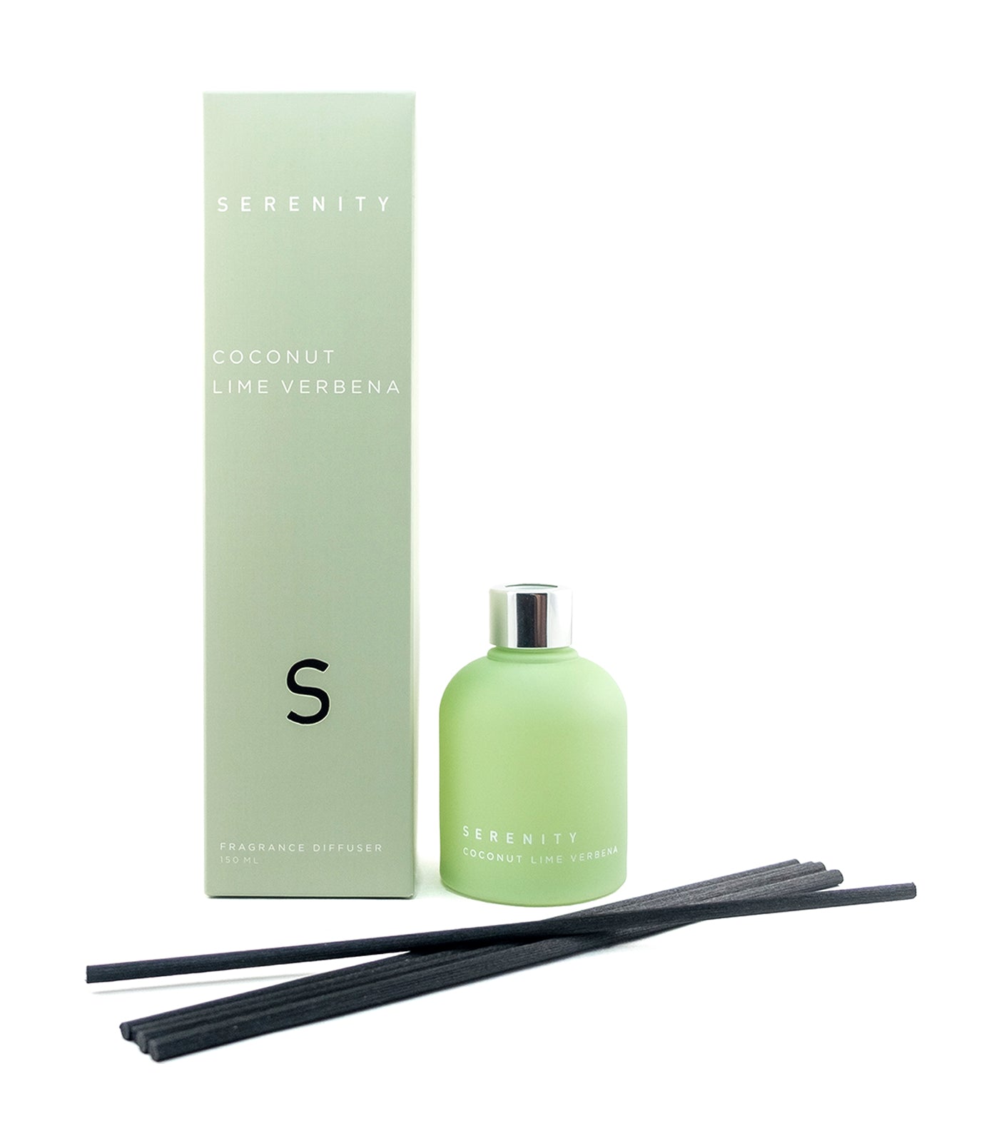 serenity coconut lime verbena 150ml reed diffuser