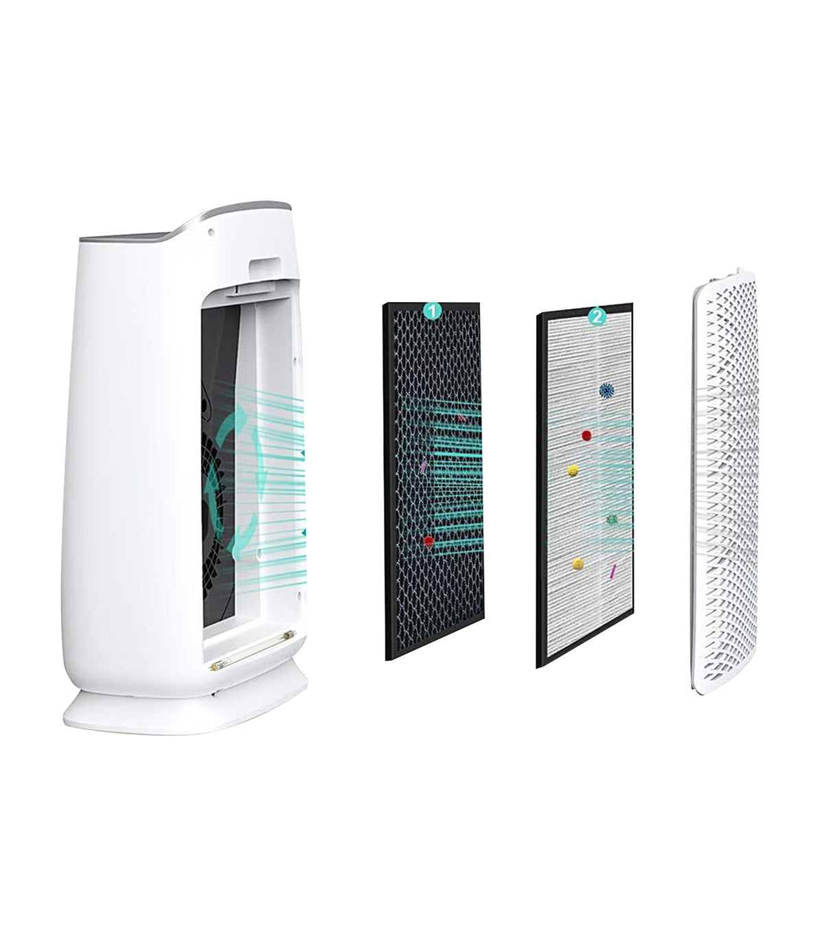 crane true hepa smart air purifier