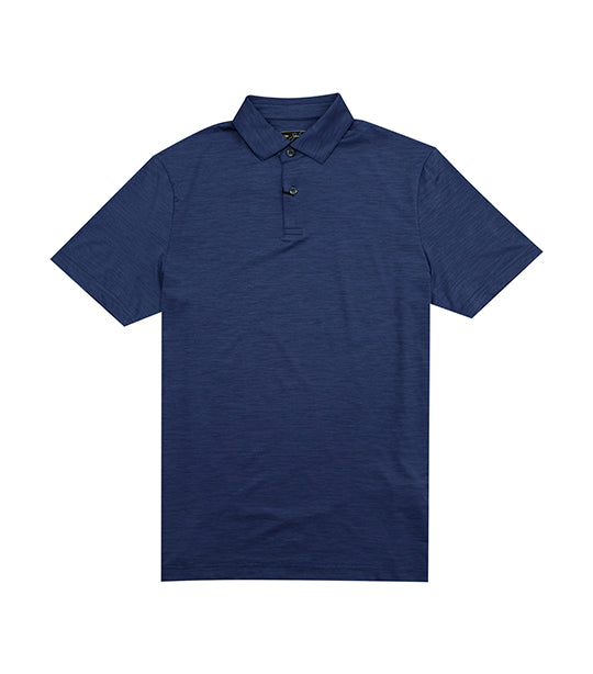 Tonal 2 Color Solid Polo Classic Navy