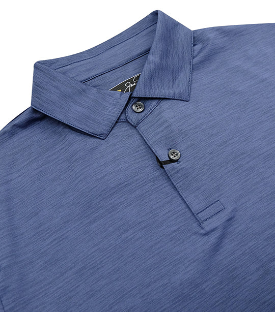 Tonal 2 Color Solid Polo Classic Navy