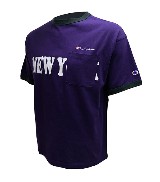 Champion t shirt clearance purple