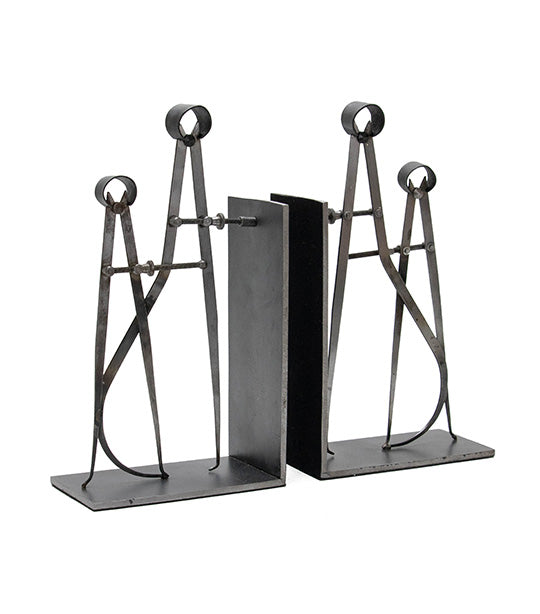 Draftsman Bookends Gray