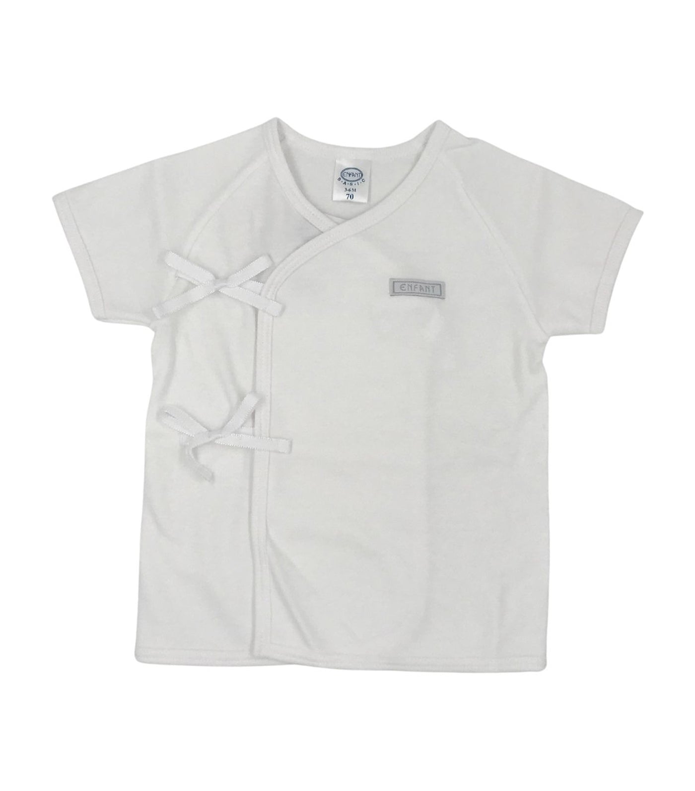 Enfant Newborn Unisex Tieside Short Sleeve Shirt | Rustan's