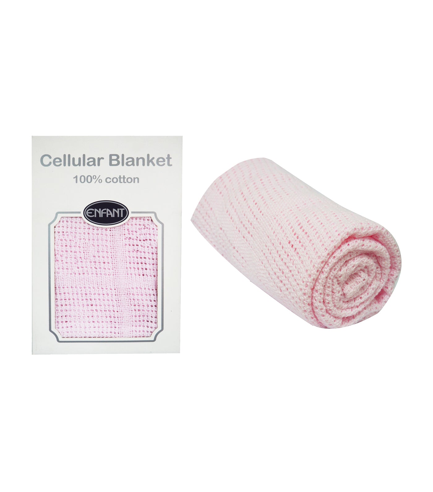 enfant pink cellular blanket