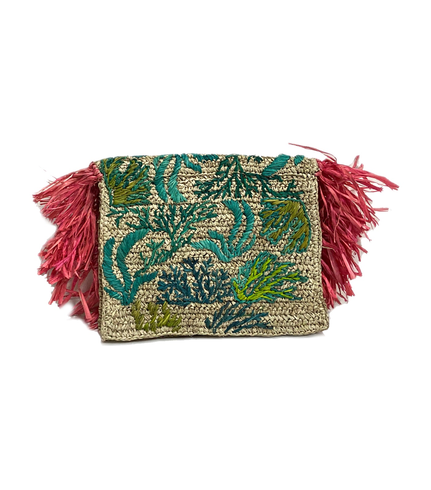 Coral Clutch Bag Natural Pink