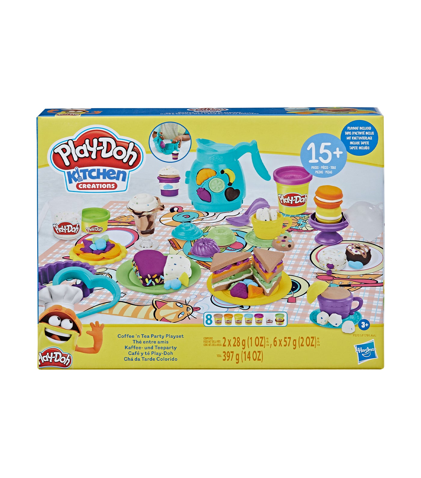 Play-Doh Kitchen Creations Coffee 'n Tea Party Playset