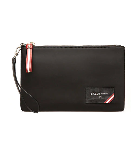 Bally Ferrel Nylon Pouch Black