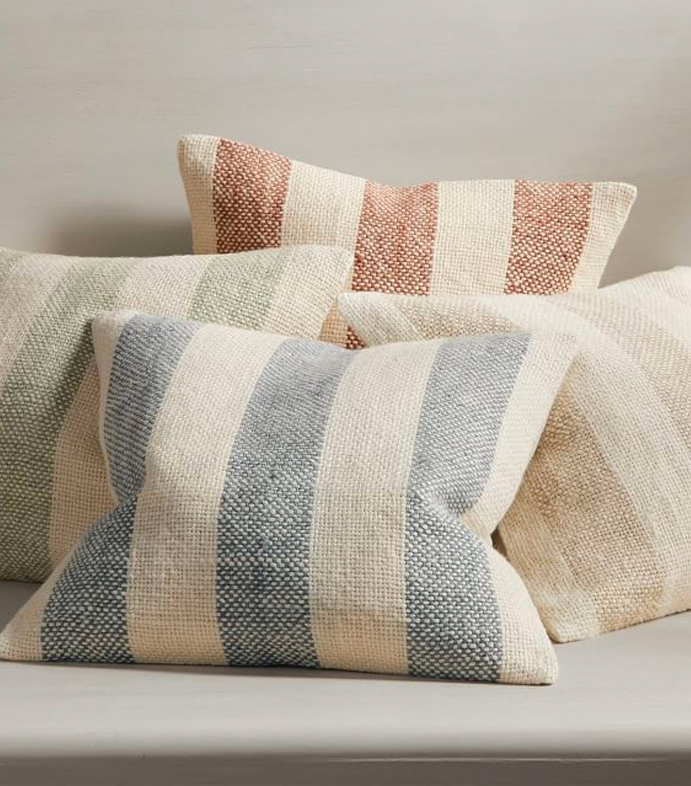 Striped pillows pottery clearance barn