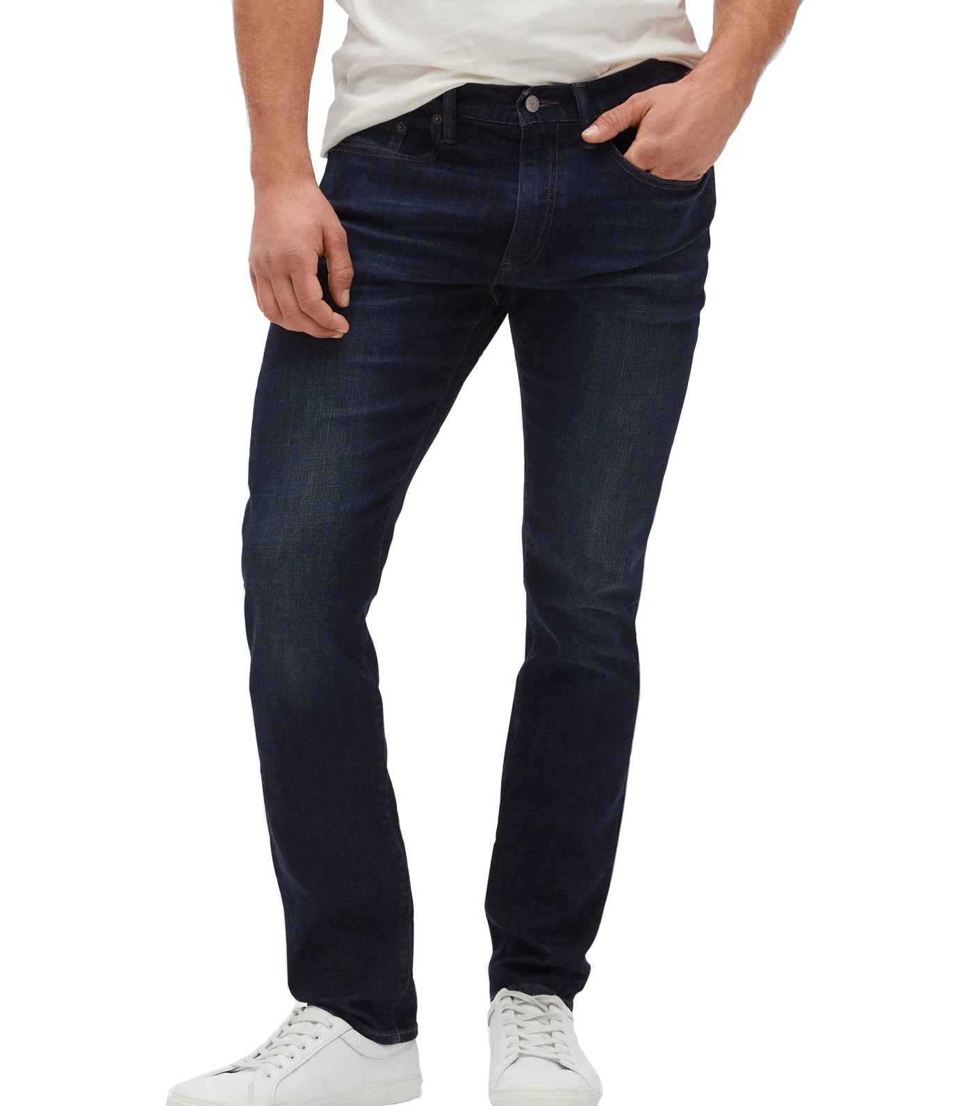 Buy GAP Men Green Soft Wear Slim Jeans With GapFlex 