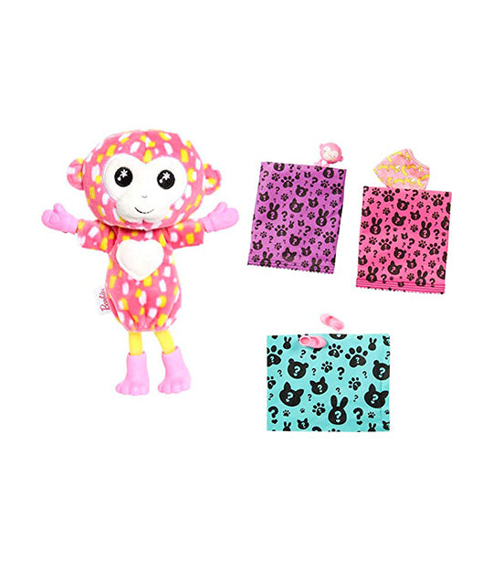 Cutie Reveal Jungle Series - Chelsea™ Doll with Monkey Plush