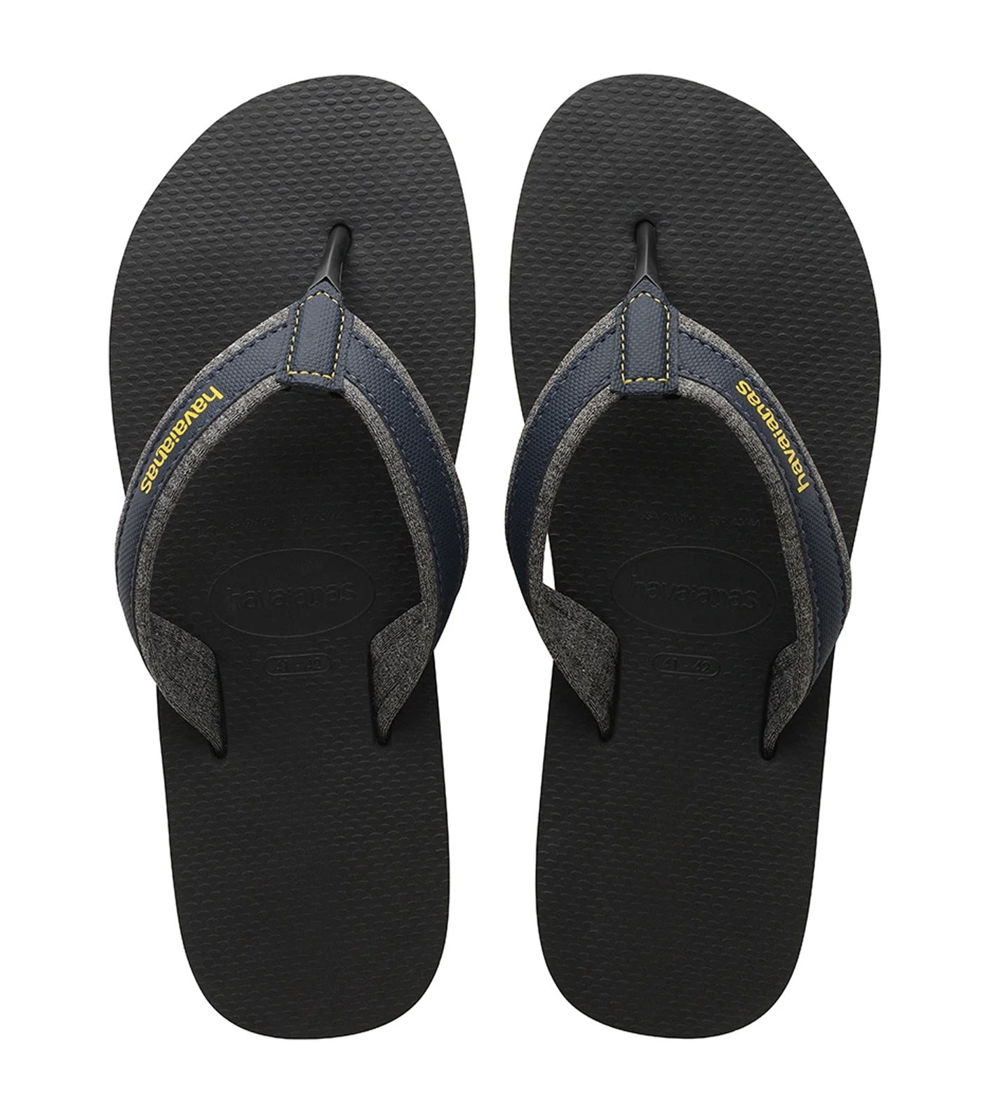 Men s Urban Material Flip Flops Black