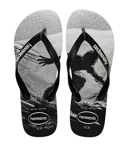 Black and white havaianas discount