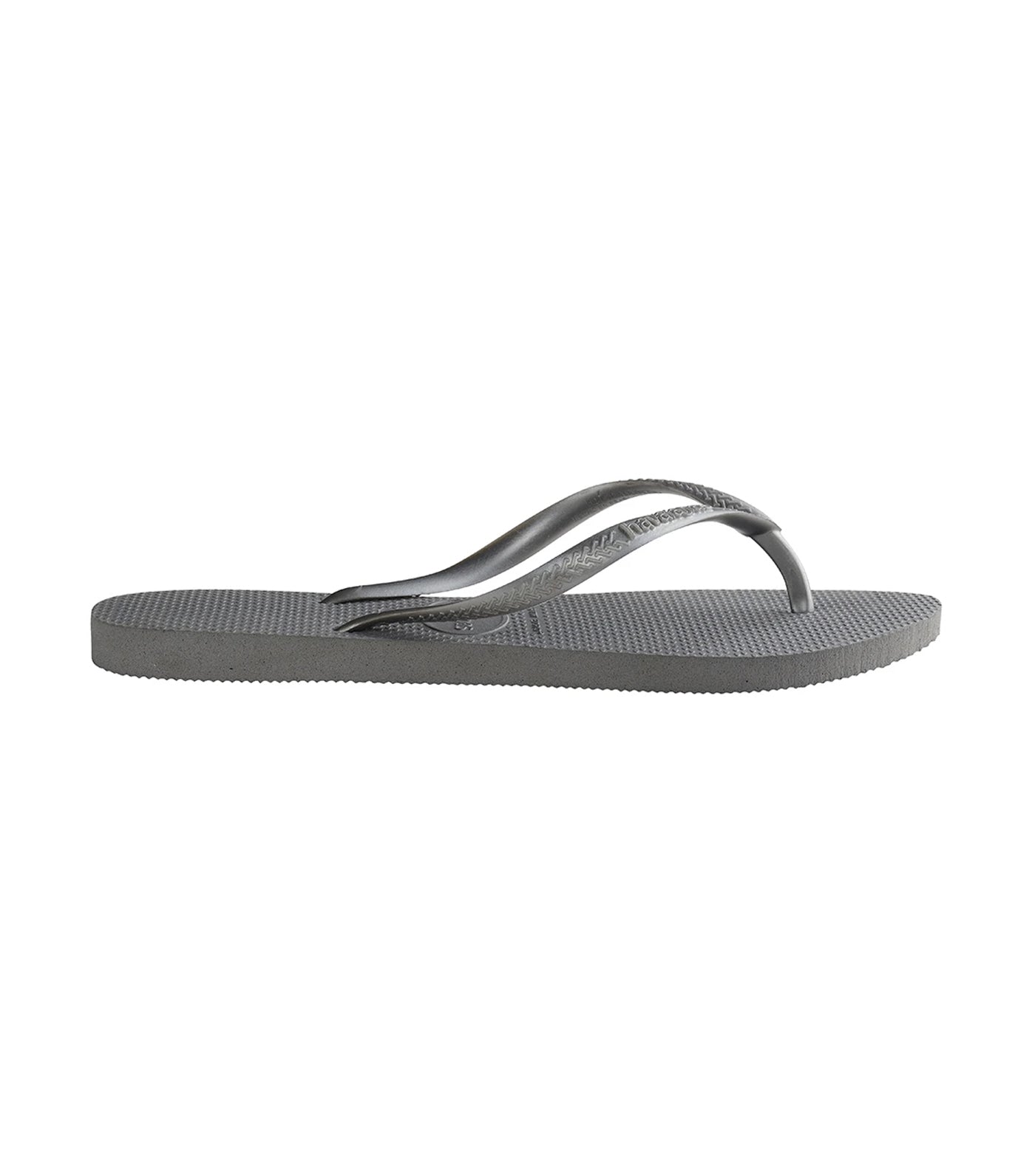 Women s Slim Flip Flops Steel Gray