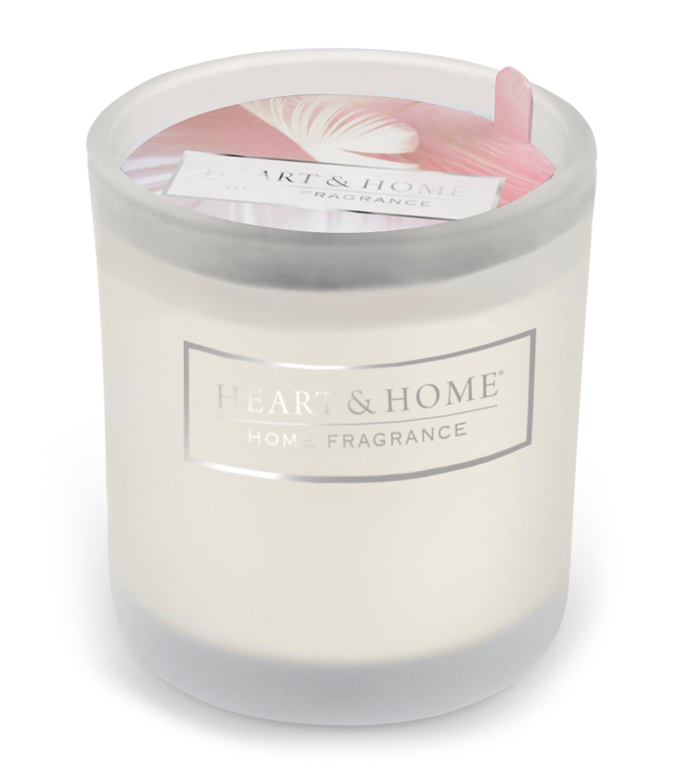 heart & home guardian angel - glass votive soy candle