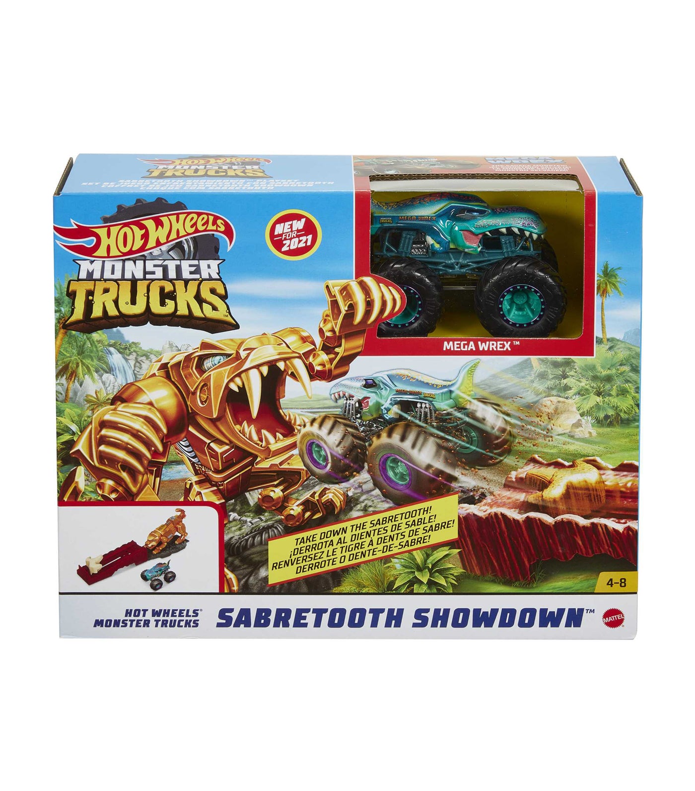 Hot wheels deals monster truck playset