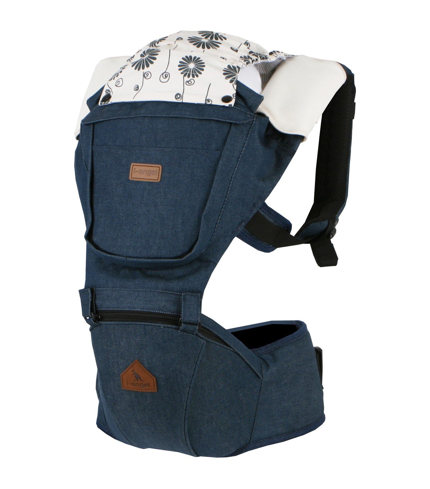 i-angel Hipseat Carrier Denim Solid