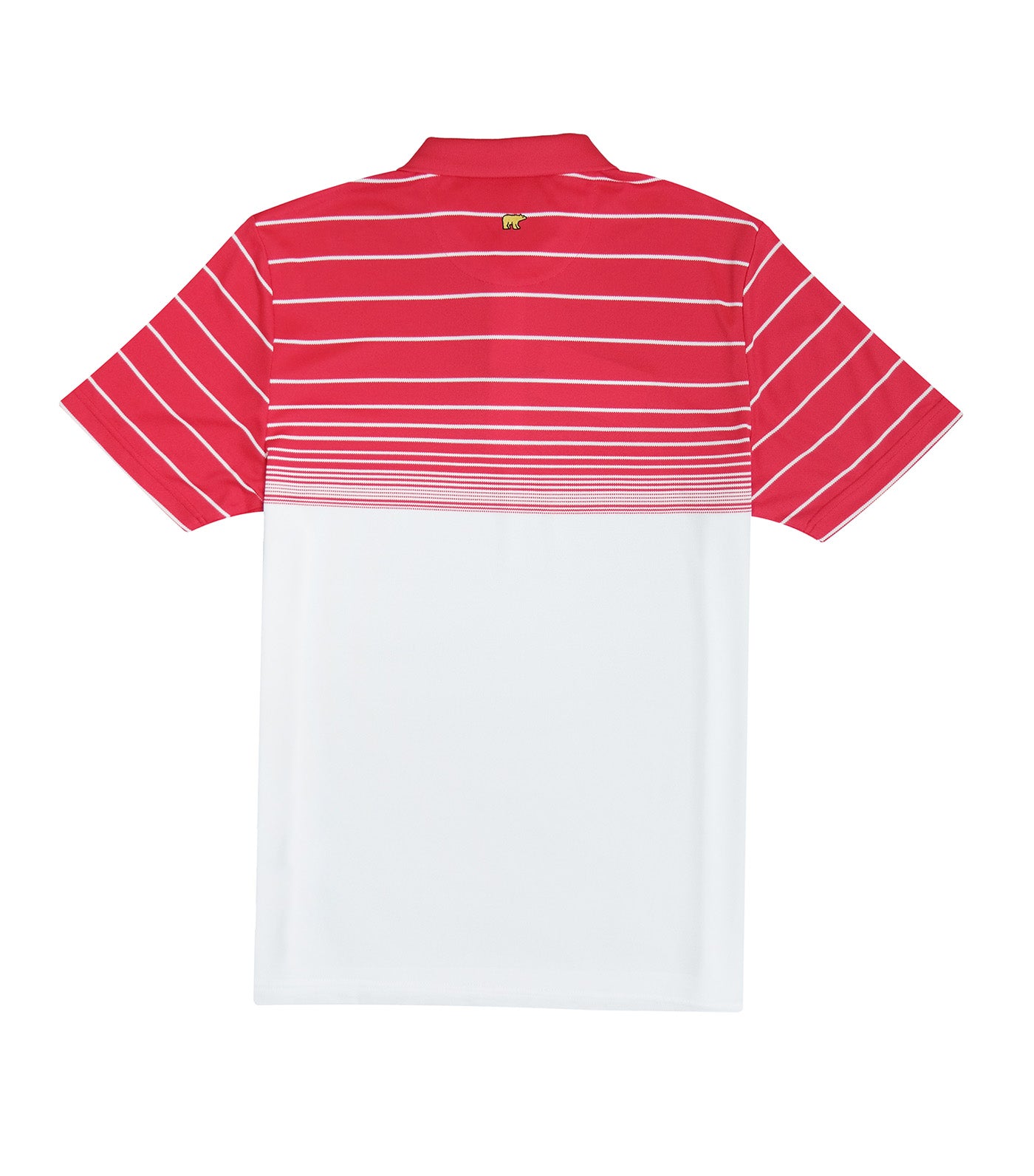 Pique Stripe Polo Red Flex