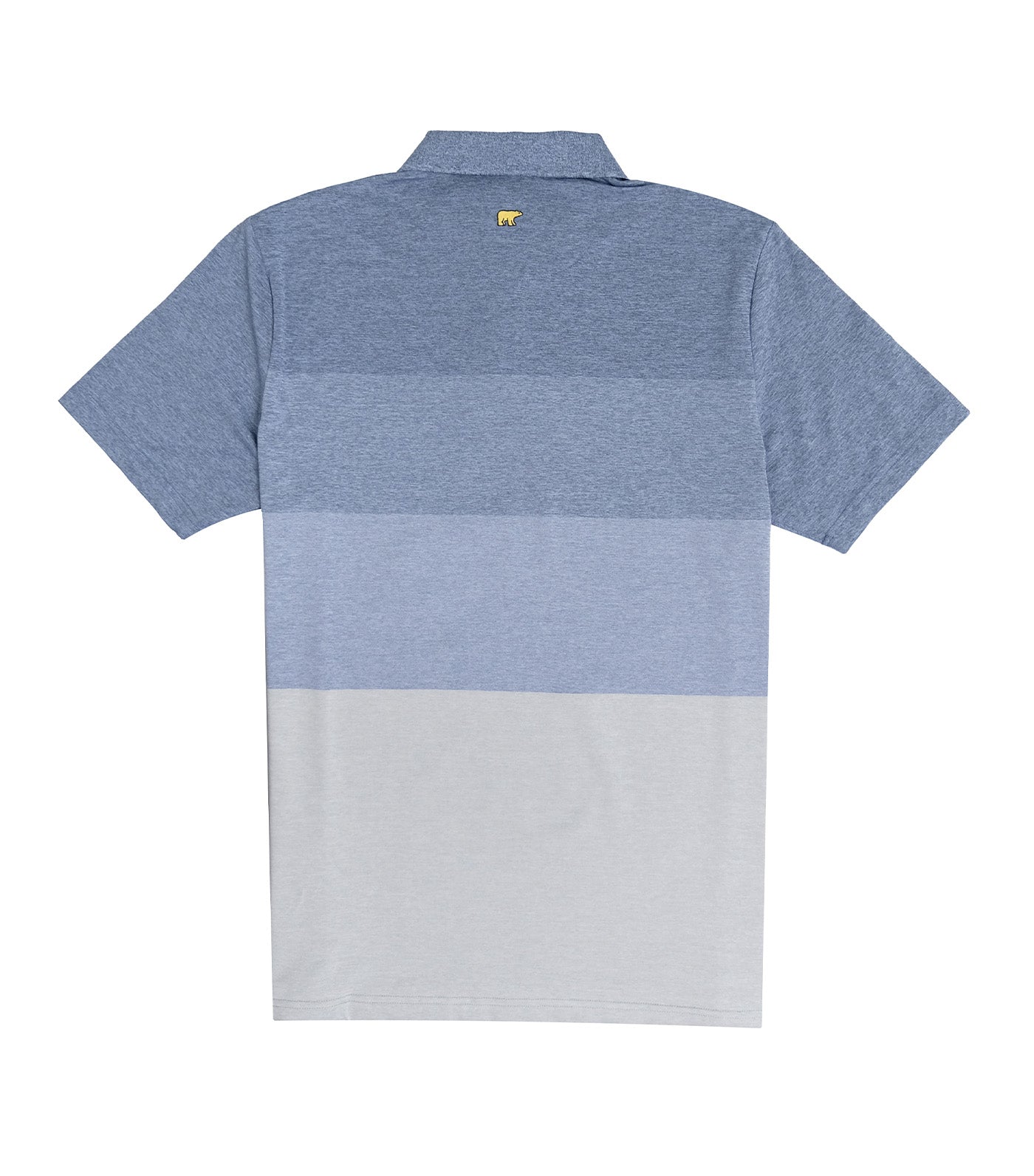 Shaded Wide Stripe Polo Classic Navy