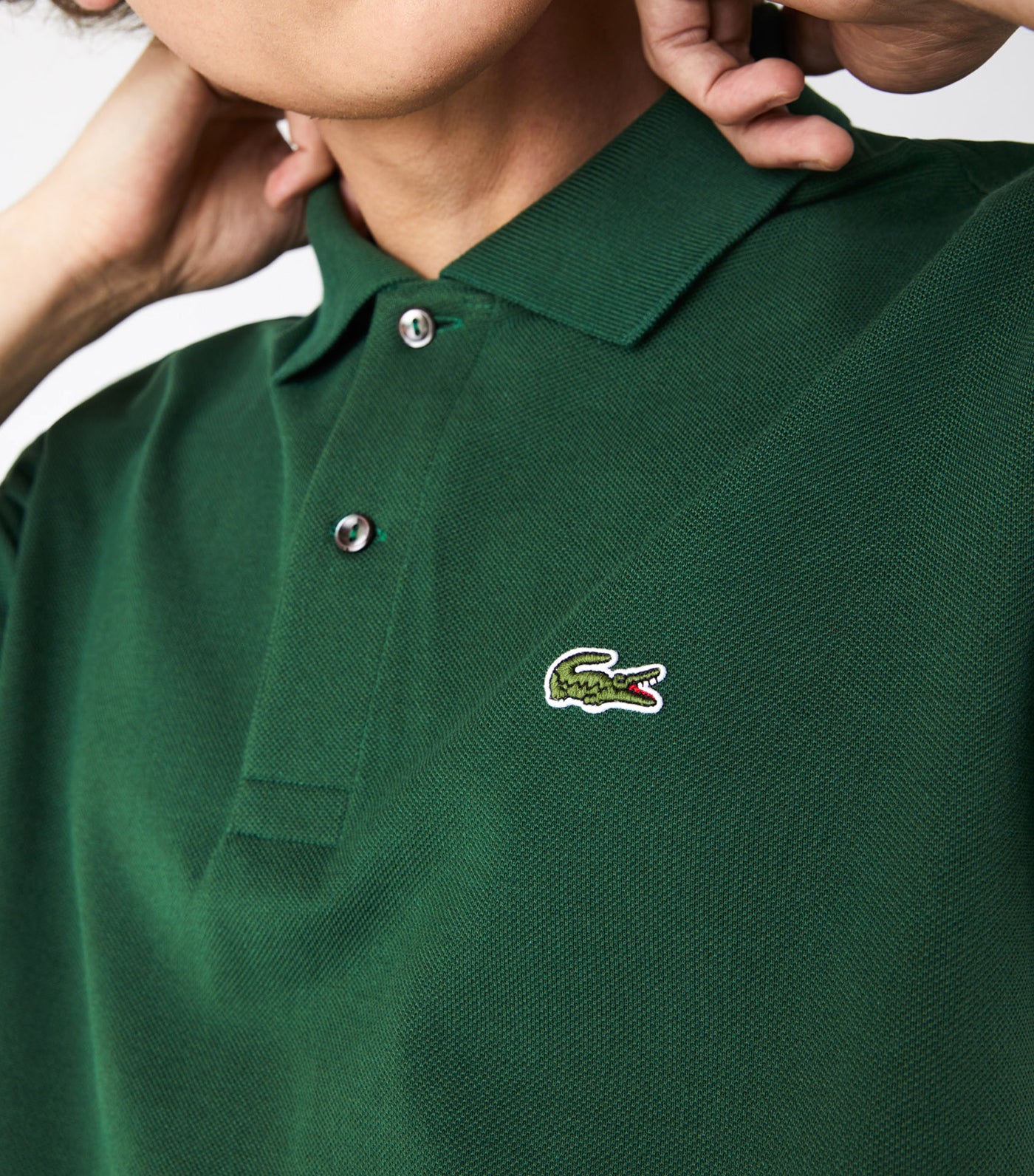 Men's Classic Fit L.12.12 Polo Shirt Green
