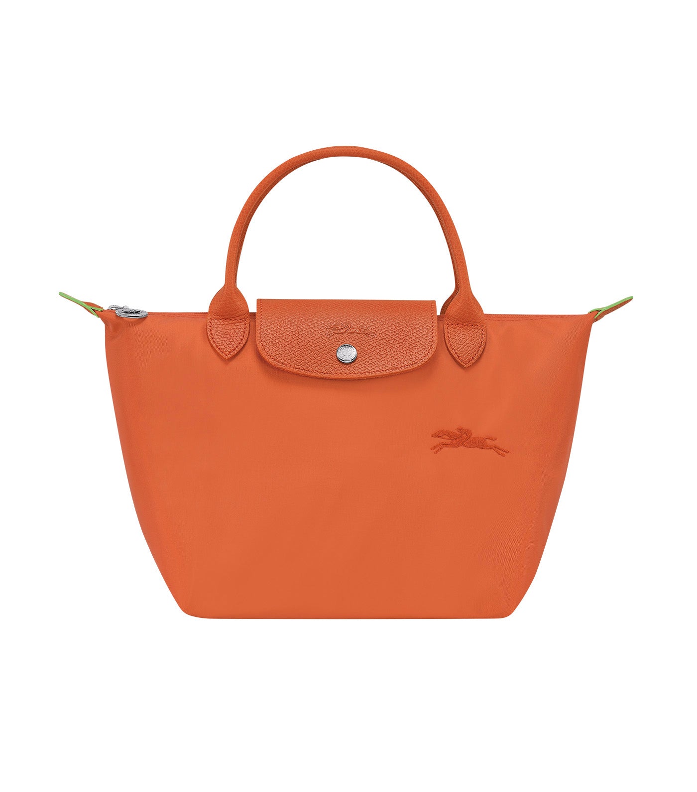 Le Pliage Green Top Handle Bag S Carrot