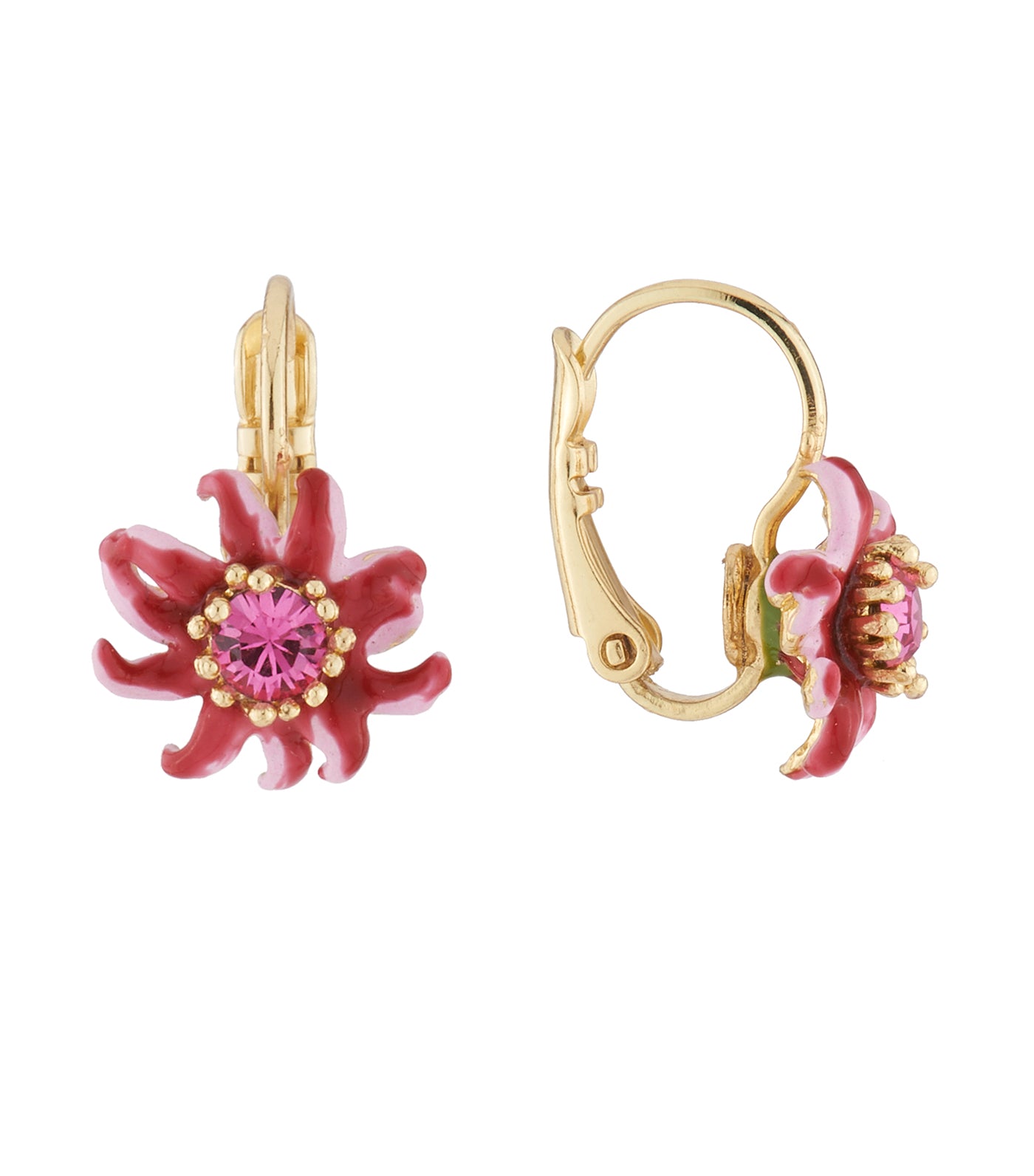 les néréides passion flower dormouse earrings