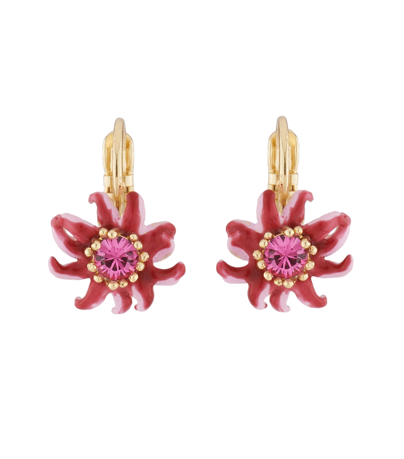 les néréides passion flower dormouse earrings