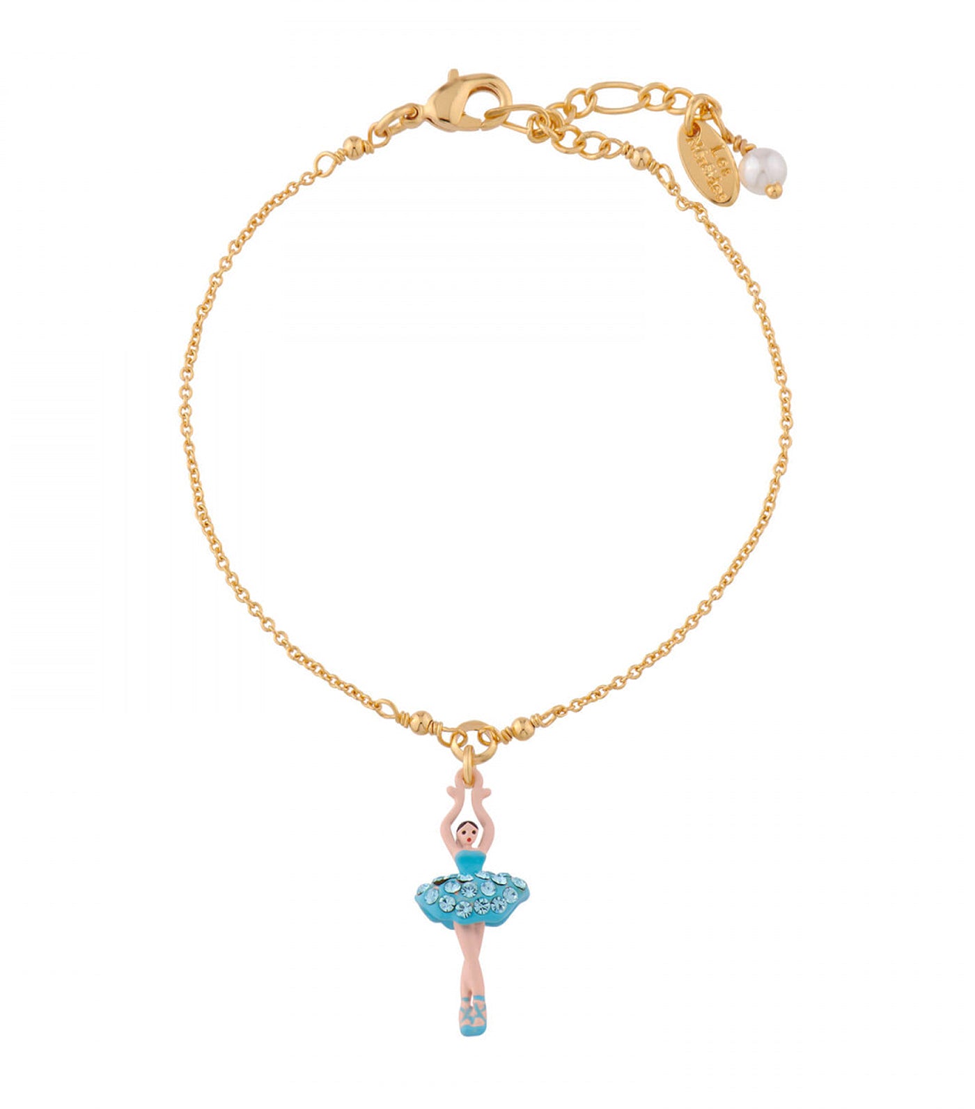 Aquamarine Mini Ballerina Bracelet