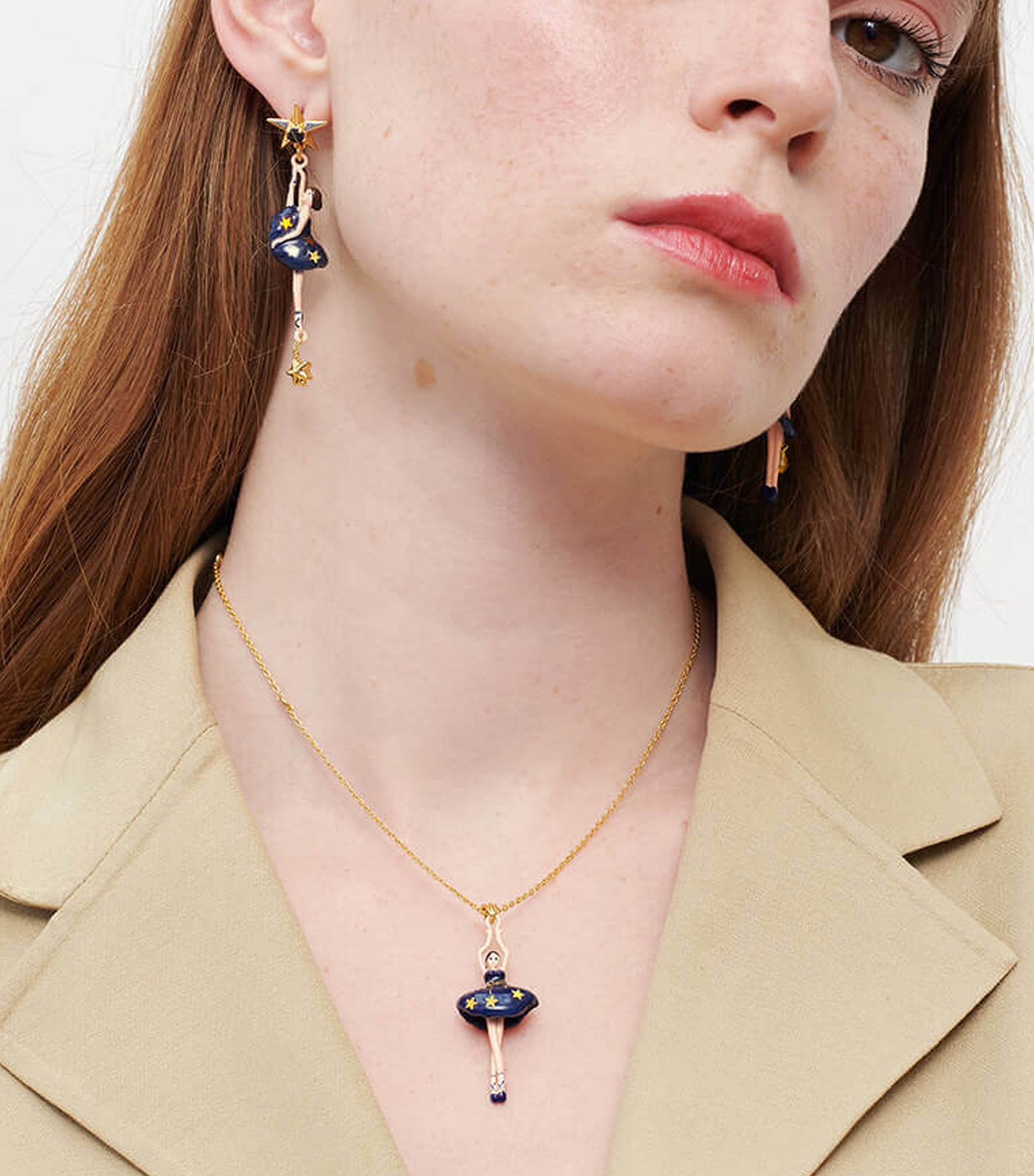 Les Nereides Constellation Ballerina Necklace