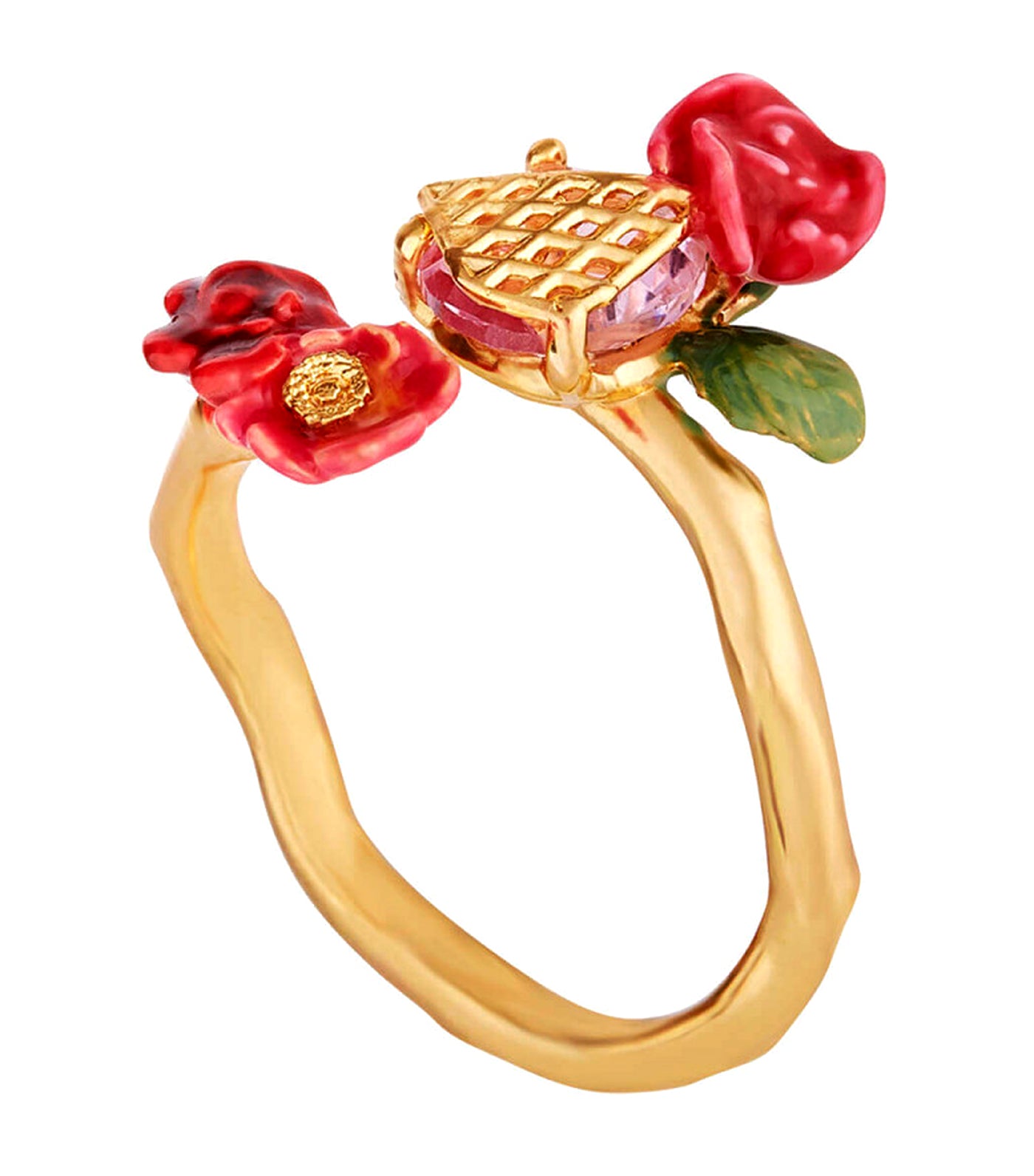 Wild Roses and Trellis Ring