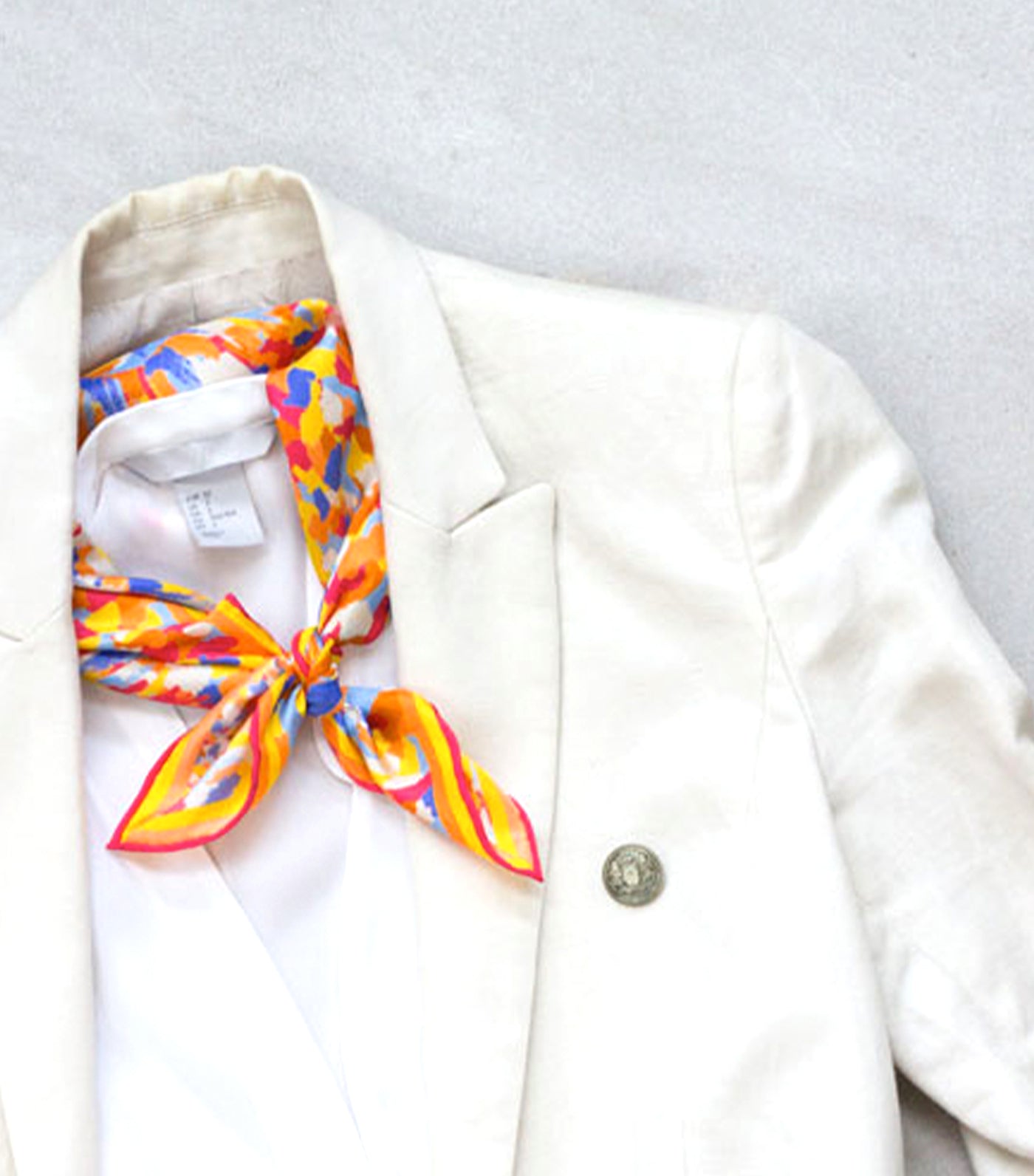 Lion's Roar Pocket Square Orange